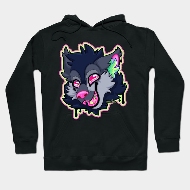 Toxic Wolf Hoodie by seosaur